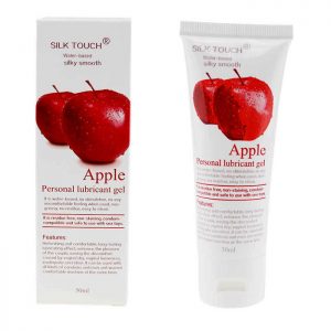 Lubricante íntimo a base de <br>agua, sabor manzana 50 ML.