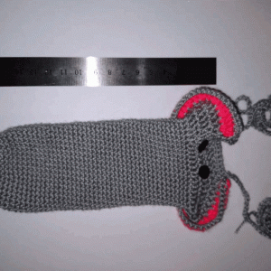 Fundas para pene <br> de lana modelo elefante.